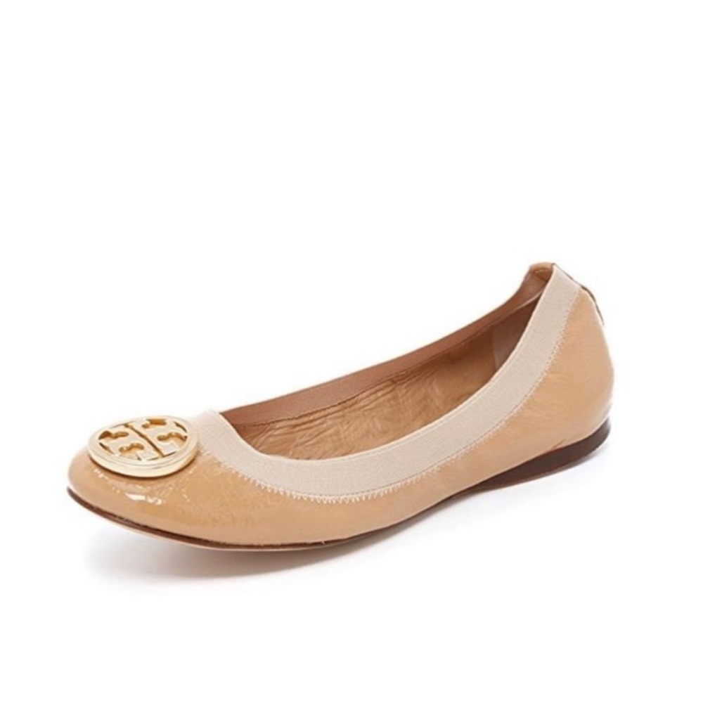 Tory Burch Patent Leather Caroline Flats